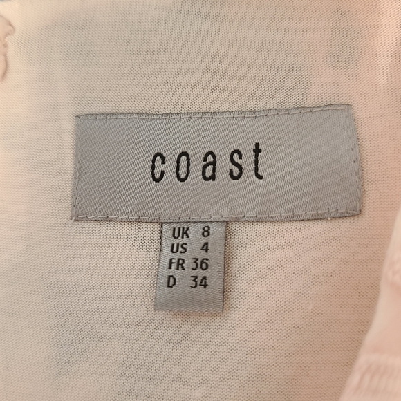 Coast Darianna Pink Lace Pleated Dress - Picture 2 of 4